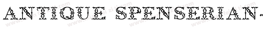 Antique Spenserian字体转换